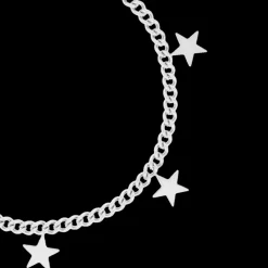 Zilverkleurige armband met sterretjes