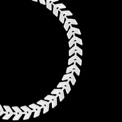 Zilverkleurige armband met V-schakel