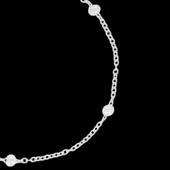 Zilverkleurige armband met bolletjes