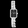 Zilverkleurige OOZOO horloge met grove schakelarmband - C20361