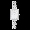 Zilverkleurige OOZOO horloge met schakelarmband - C11130