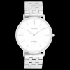 Zilverkleurige OOZOO horloge met roestvrijstalen armband roestvrijstalen armband - C20400