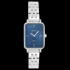 Zilverkleurige OOZOO horloge met roestvrijstalen armband roestvrijstalen armband - C20417