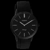 Zwarte OOZOO horloge met rubber band - C20173