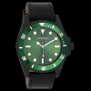 Zwarte OOZOO horloge met leren band - C11117
