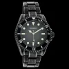 Zwarte OOZOO horloge met roestvrijstalen armband - C11014