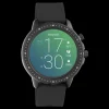 Zwarte OOZOO smartwatch met zwarte rubber band - Q00304