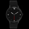 Zwarte OOZOO smartwatch met zwarte rubber band - Q00134